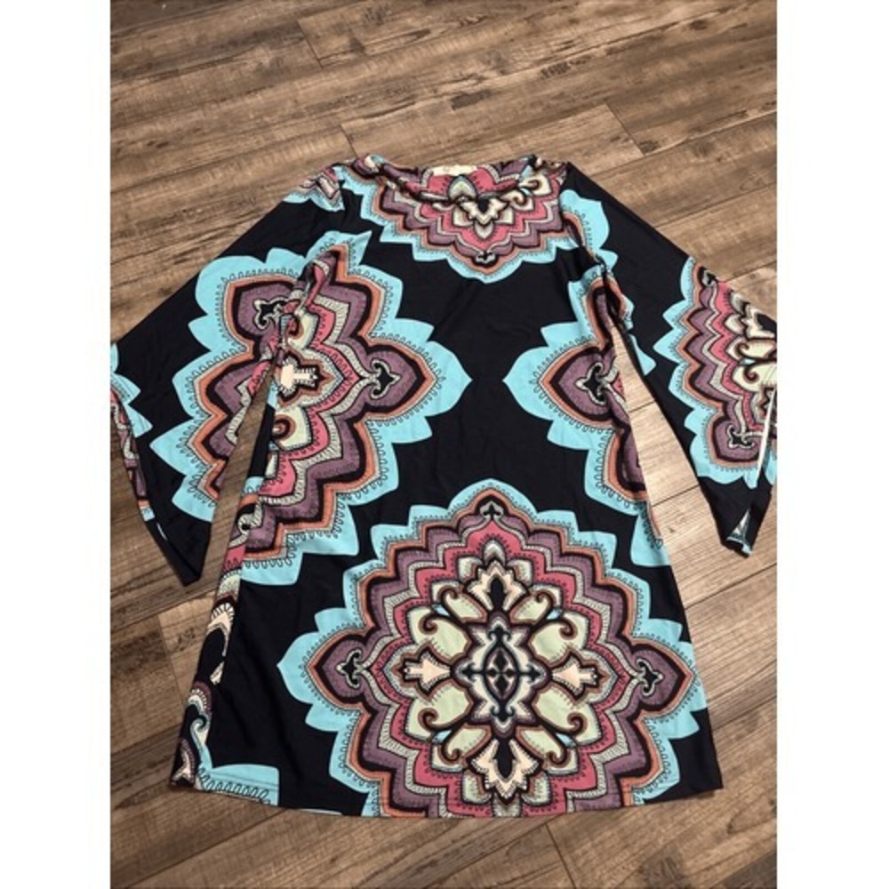Aryeh Anthropologie Dress Size M Blue Summer Cruise Vacation‎ Soft Boho